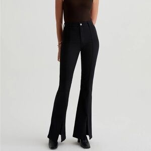 NWT AG Anisten high-rise boot cut jean in black. Sz 23